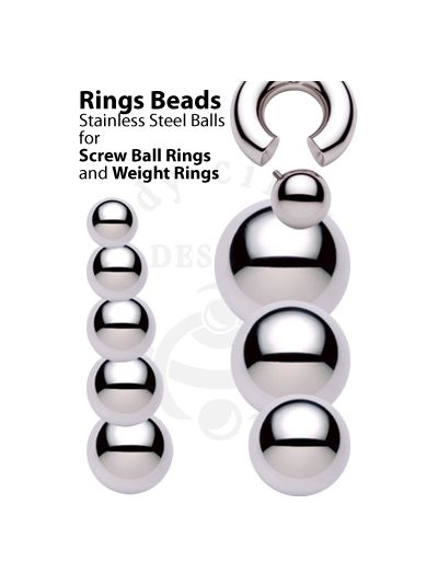 Replacement Balls for Screwball Rings and Weight Rings