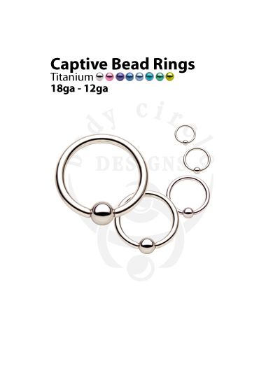 Captive Bead Ring - Titanium