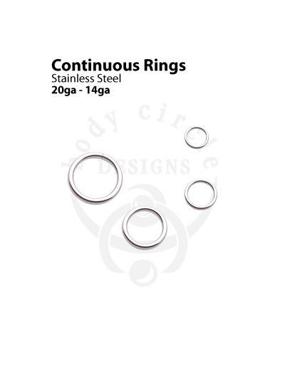 Continuous Rings - 316LVM Stainless Steel